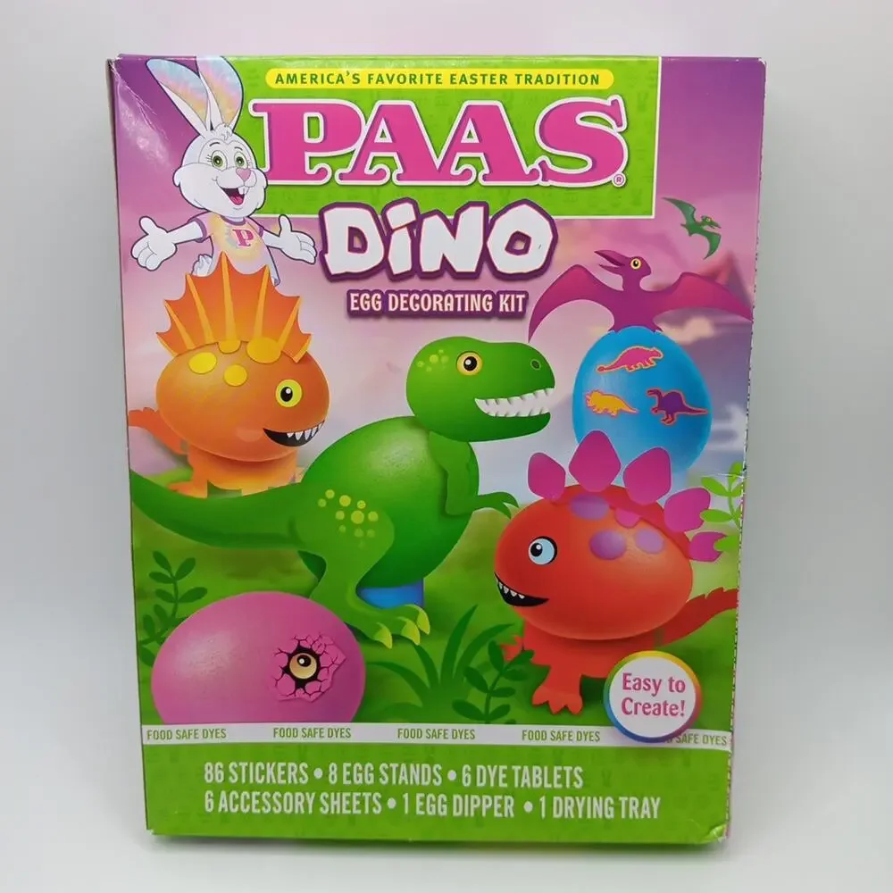EASTER EGG DECORATING COLOUR 8 Boxes PAAS Dino & Classic, SCENTOS, Hatching NEW